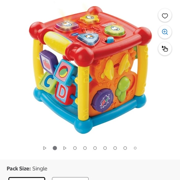 VTech Baby Busy Learners Activity Cube Baby and Toddler Toys - Picture 1 of 5